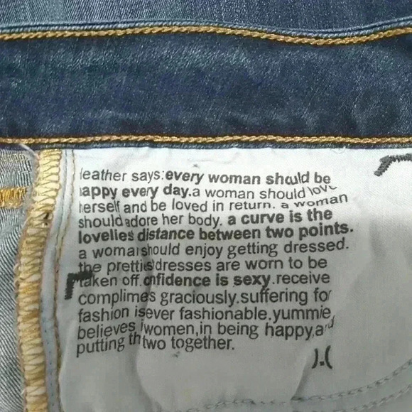 Yummie by Heather Thompson jeans 30Wx34L - Picture 5 of 9